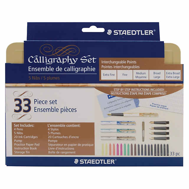 STAEDTLER Metallic Calligraphy Marker Pens Set of 5