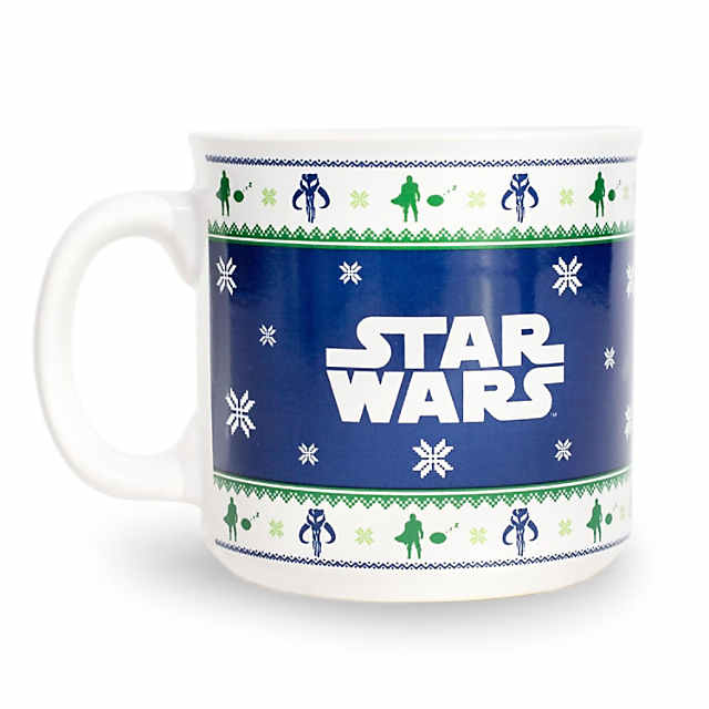 Star Wars The Mandalorian Coffee Mug - Blue, Silver Buffalo