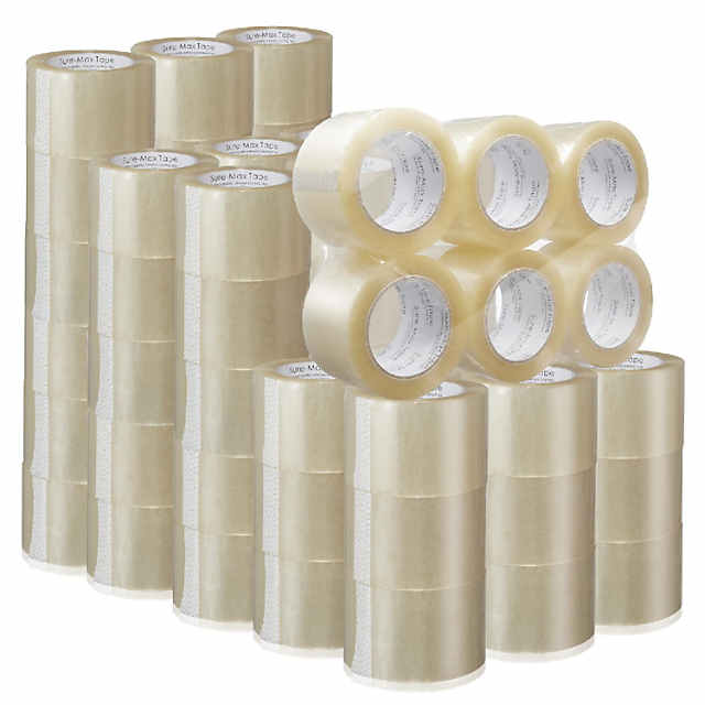 Wholesale 72 Rolls Carton Heavy Duty Sealing Packing Tape Clear
