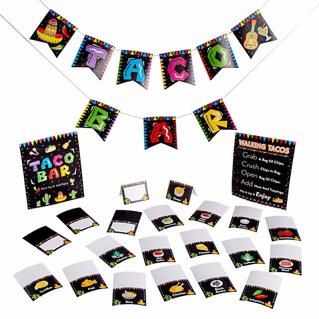 Taco Bar Decorating Kit - 24 Pc.