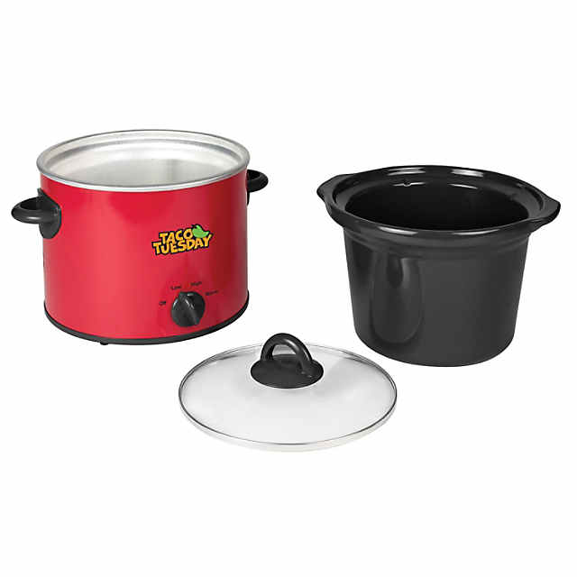 Taco Tuesday 2-Quart Fiesta Slow Cooker With Tempered Glass Lid