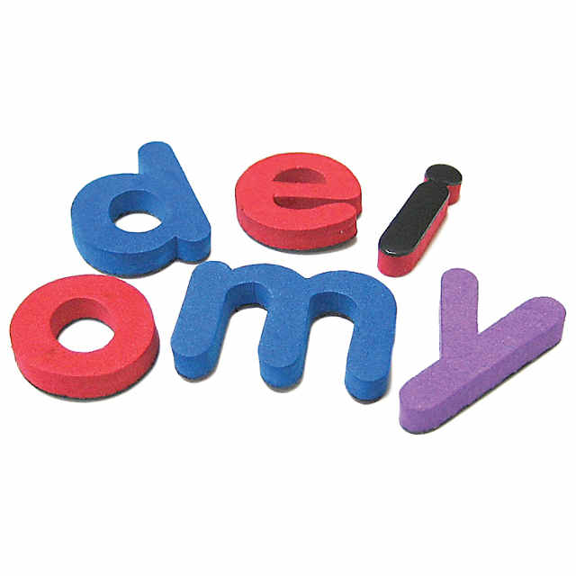 Magnetic Foam Lowercase Alphabet - 52 Pieces