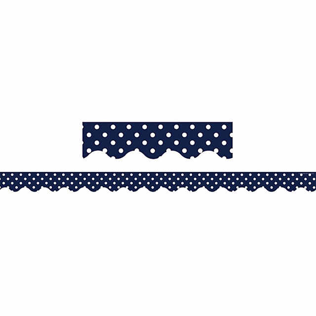 Black Scalloped Border