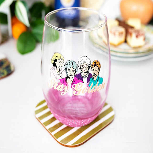 Golden Girls Wine Glass 