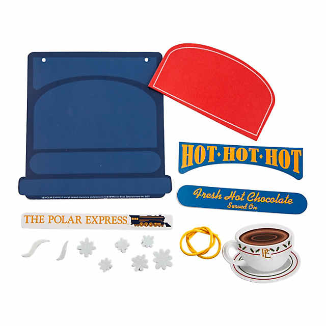 The Polar Express™ Hot Chocolate Sign Craft Kit - Makes 12