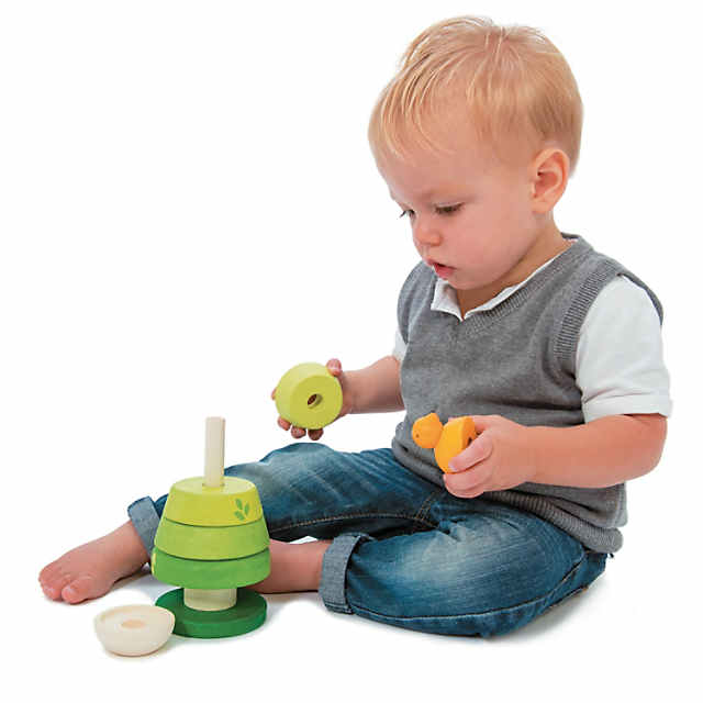 Christmas Tree Stacker, Baby Early Educational Stacking Toys, Food