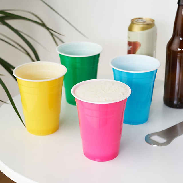 TRUE True Party: Plastic 16 oz Graphic Color Cups - Set of 24