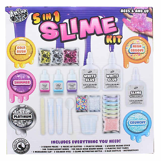Ultimate 5 in 1 Slime Maker Kit Make 5 Slimes