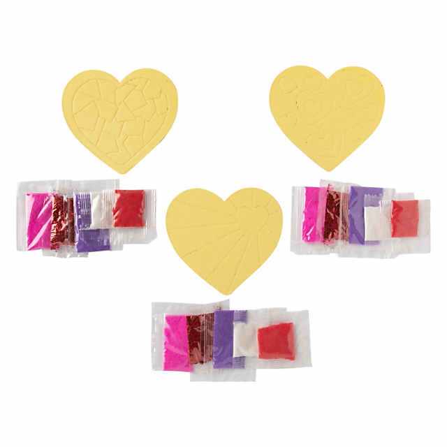 Tissue Paper Heart Craft Kit- Makes 12 | Oriental Trading