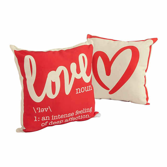 Post Card Vintage Valentines Pillows | 7x11 Size | Set of 9 | Small Decorative Pillows | Toss Pillow Set | Throw Pillow Set | Accent Pillows