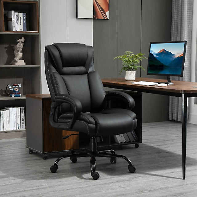 Goce Ergonomic Faux Leather Executive Chair Winston Porter