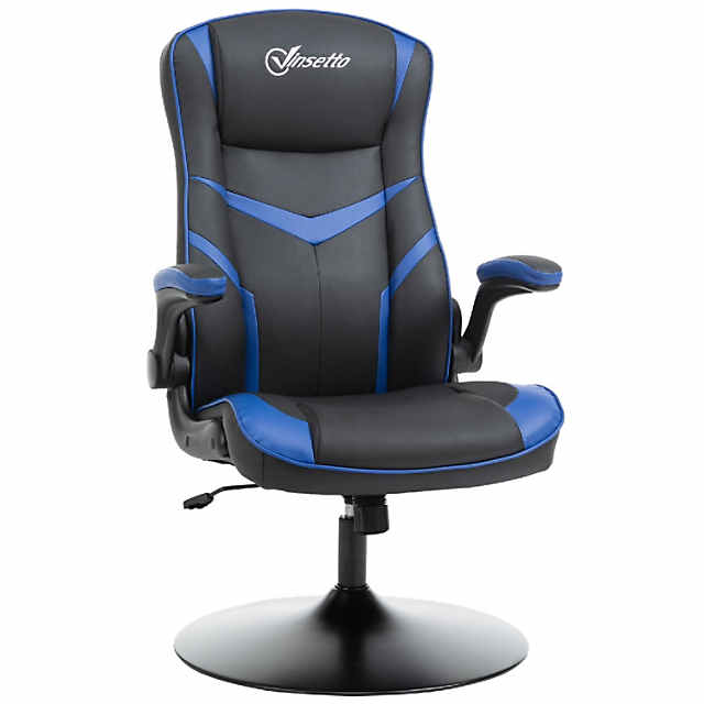 Vinsetto Gaming Chair Racing Style Office Ergonomic Chair Adjustable Height  Swivel Recliner High Back PC Computer Desk Chair with Footrest, Headrest  and Lumbar Support, Black Hight