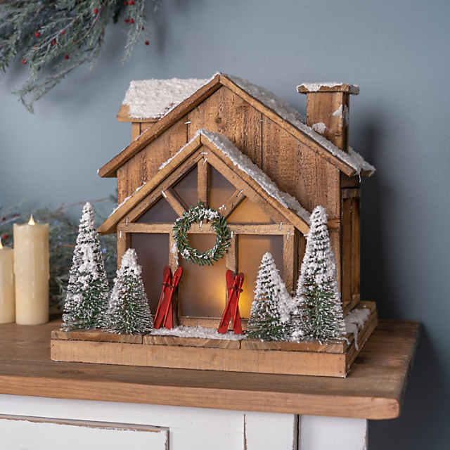 Our Hopeful Home: DIY Christmas Ski Lodge Wall Art