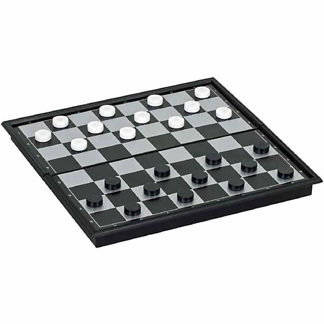 Pressman Checkers -- Classic Game With Folding Board and Interlocking  Checkers, 2 Players