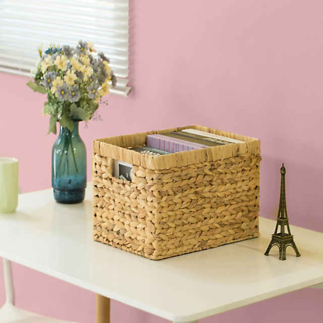 Water Hyacinth Storage Bins with Handles