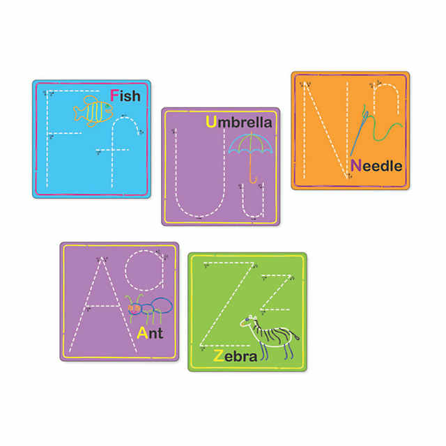 (2 Ea) Wikki Stix Alphabet Cards