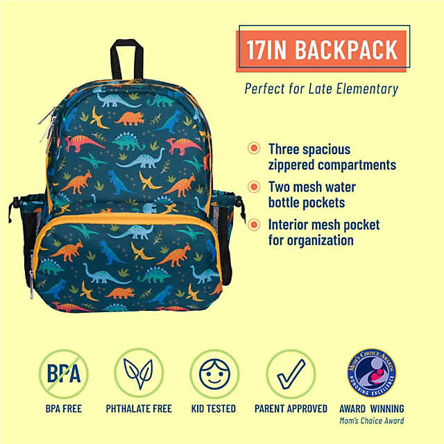Wildkin Jurassic Dinosaurs 17 inch Backpack | Oriental Trading