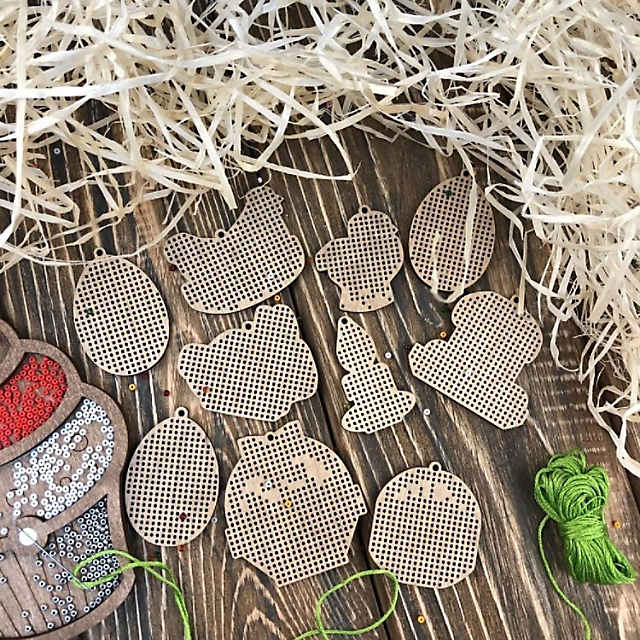 Wood Embroidery Blanks