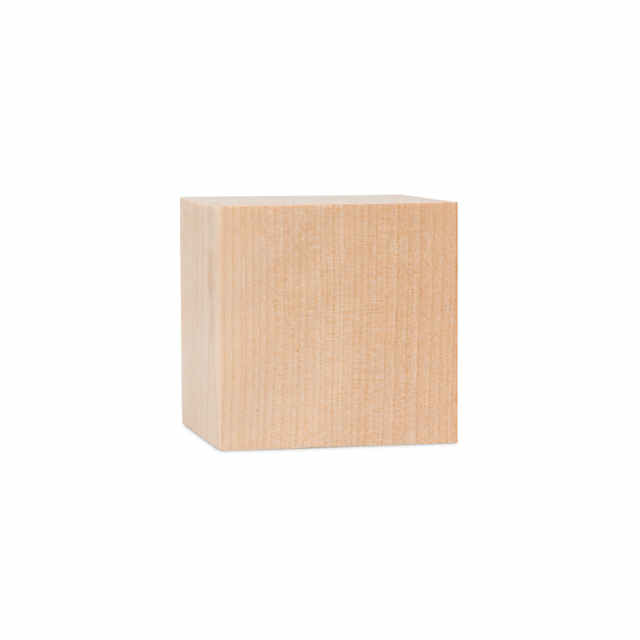 Unfinished Wood Craft Cubes 1 inch, Pack of 100 Small Wooden Blocks to  Decorate, Wooden Cubes for Crafts and Decor, by Woodpeckers 