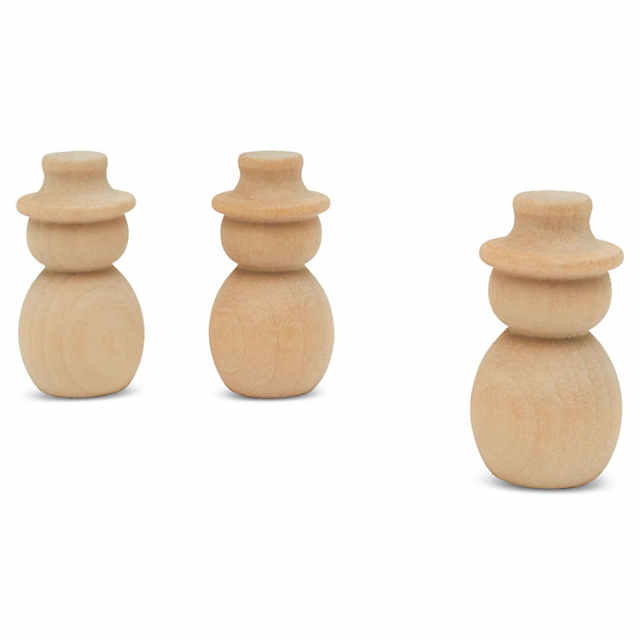 4-3/4 inch Kokeshi Blank Wooden Doll, Pack of 500 Unfinished Wooden Peg Dolls, Wooden Figurines for Crafts & Ornaments, by Woodpeckers