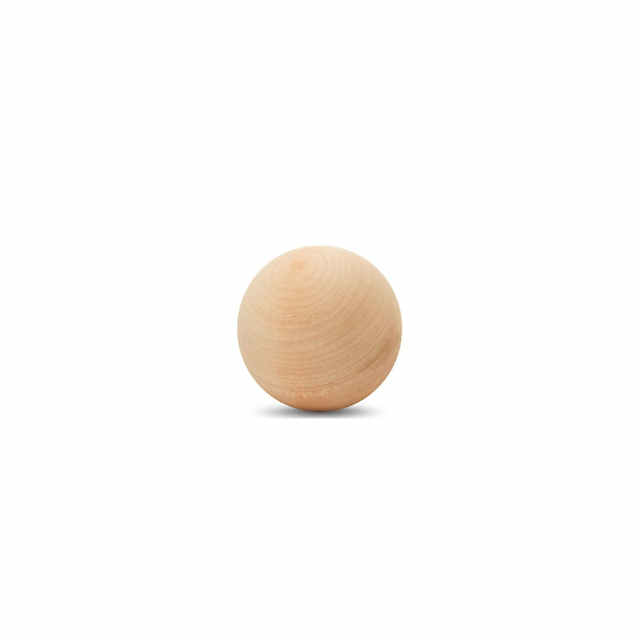4 inch Round Wooden Balls for Crafts, Bag of 2 Unfinished and Smooth Round  Birch Hardwood Balls, and Wooden Spheres, by Woodpeckers