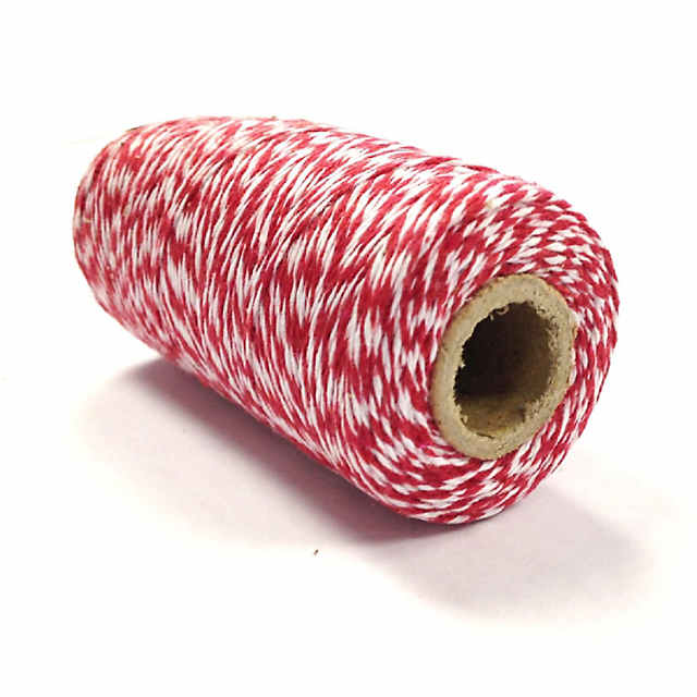 Wrapables Cotton Baker's Twine 12ply 110 Yard, Red