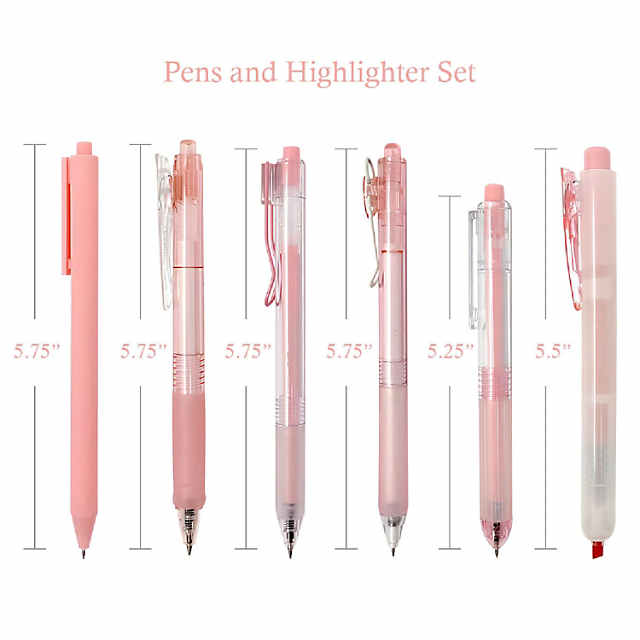 https://s7.orientaltrading.com/is/image/OrientalTrading/PDP_VIEWER_IMAGE_MOBILE$&$NOWA/wrapables-retractable-rollerball-pens-and-highlighter-set-0-5mm-black-gel-ink-pens-set-of-6-pink~14405546-a01$NOWA$