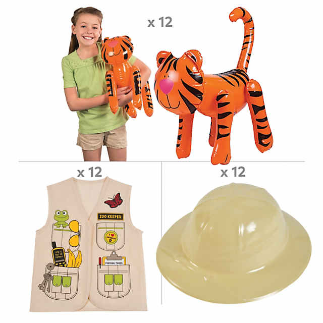 Dress Up America Zoo Keeper Hat Costume Accessory Handmade Kids