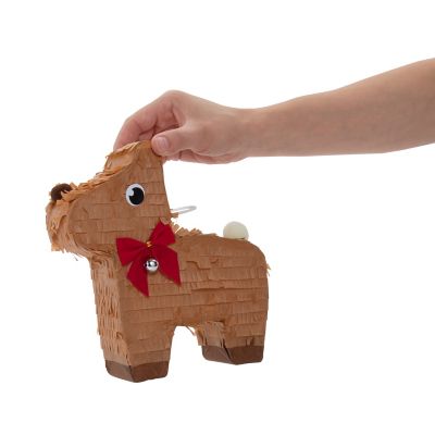 Mini Reindeer Piñata Decorations - 3 Pc.