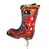 Cowboy Boot-Shaped Mylar Balloon - Discontinued