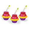 Happy Birthday Cupcake Cups with Straws - Discontinued