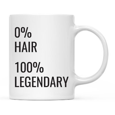 0% Hair 100% Legendary Ceramic Mug Image 2