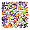 1 /2" 3 oz. Bulk 144 Pc. Mini Halloween Colors Bubble Bottles Image 1