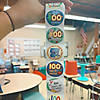 1 1/2" 100th Day of School Multicolor Paper Sticker Roll - 100 Pc. Image 1