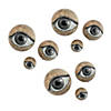 1 1/2" - 3 1/2" Styrofoam Eyeball Orbs Halloween Decorations Image 1