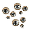 1 1/2" - 3 1/2" Styrofoam Eyeball Orbs Halloween Decorations Image 2