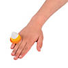 1 1/2" 7 oz. Candy Corn Ring Honey Lollipops - 12 Pc. Image 1