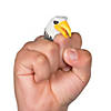 1 1/2&quot; Bald Eagle Character Finger Puppet Rings - 12 Pc. Image 2