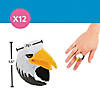 1 1/2&quot; Bald Eagle Character Finger Puppet Rings - 12 Pc. Image 3
