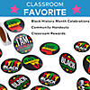 1 1/2" Black History Month Paper Stickers - 100 Pc. Image 2