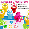 1 1/2" Bright Colors Fun Fruit Plastic Stampers - 24 Pc. Image 2