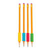 1 1/2" Bulk 48 Pc. Assorted Colors Bumpy Foam Pencil Grips Image 1