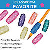 1 1/2" Bulk 48 Pc. Pearlized Sticky Solid Color Vinyl Pencil Grips Image 2