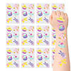 1 1/2" Bulk 72 Pc. Easter Whimsey Pastel Temporary Tattoos Image 1