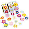 1 1/2" Bulk Flower Paper Rolls of Stickers Assortment - 300 Pc. Image 1