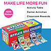 1 1/2" Bulk MyPlate Food Groups Multicolor Paper Rolls of Stickers - 500 Pc. Image 2