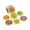 1 1/2" Christian Pumpkin Halloween Paper Sticker Roll - 100 Pc. Image 1