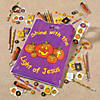 1 1/2" Christian Pumpkin Halloween Paper Sticker Roll - 100 Pc. Image 1