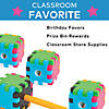 1 1/2" Cube Puzzle Multicolor Plastic Pencil Sharpeners - 12 Pc. Image 2