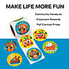 1 1/2" Fall-Themed Thanksgiving Sticker Roll &amp;#8211; 100 Pc.  Image 2